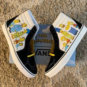 Vans Sk8 High The Simpson Family Portrait men’s size 11